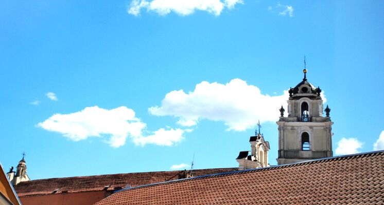 Vilniaus Universiteto stogai varpine