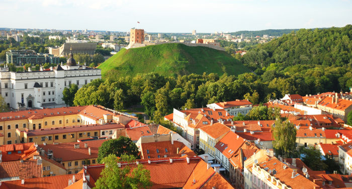 Vilniaus senamiescio panorama